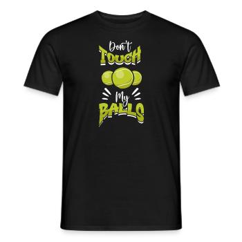 Joueur de tennis présent Tennis Club Coach Sport - T-shirt homme - noir - Devant - AI Model Male 178 light (178cm)