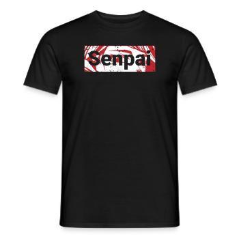 Anime Fan Präsent Japanischer Zeichentrick Cosplay - Männer T-Shirt - Schwarz - Vorne - AI Model Male 178 light (178cm)