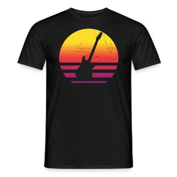 Guitariste - T-shirt homme - noir - Devant - AI Model Male 178 light (178cm)