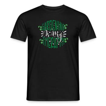 Jardinier Présent Hobby Jardinier Jardin Plantes Prairie - T-shirt homme - noir - Devant - AI Model Male 178 light (178cm)