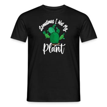 Jardinier Présent Hobby Jardinier Jardin Plantes Prairie - T-shirt homme - noir - Devant - AI Model Male 178 light (178cm)
