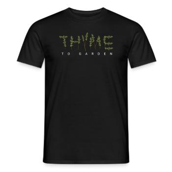Jardinier Présent Hobby Jardinier Jardin Plantes Prairie - T-shirt homme - noir - Devant - AI Model Male 178 light (178cm)