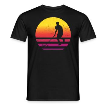 Floorball Jouer Salibandy Floorball Innebandy - T-shirt homme - noir - Devant - AI Model Male 178 light (178cm)