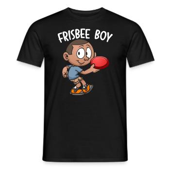 Frisbee Boy Ultimate Frisbee Flying Disc Sport - Männer T-Shirt - Schwarz - Vorne - AI Model Male 178 light (178cm)