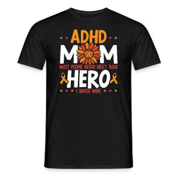ADHS-Mutter ADHS-Bewusstsein Umarmung der Neurodiversität - Männer T-Shirt - Schwarz - Vorne - AI Model Male 178 light (178cm)