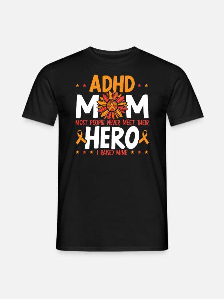 ADHS-Mutter ADHS-Bewusstsein Umarmung der Neurodiversität - Männer T-Shirt - Schwarz