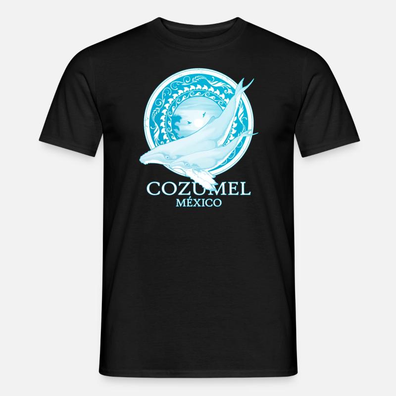 Buckelwale Cozumel Mexiko - Männer T-Shirt - Schwarz
