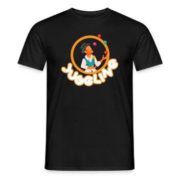 Juggling Jonglieren Jongleur Artist - Männer T-Shirt - Schwarz - Vorne - AI Model Male 178 light (178cm)