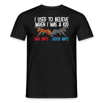 Ant Whisperer Ant Lover Insect World Ant Day - Men's T-Shirt - black - Front - AI Model Male 178 light (178cm)
