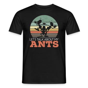 Parlons de mes fourmis Insect Ant Whisperer - T-shirt homme - noir - Devant - AI Model Male 178 light (178cm)