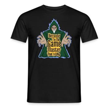 Je suis le maître du jeu de société Nerd - T-shirt homme - noir - Devant - AI Model Male 178 light (178cm)