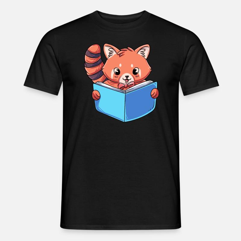 Leser Lesebuch - Männer T-Shirt - Schwarz