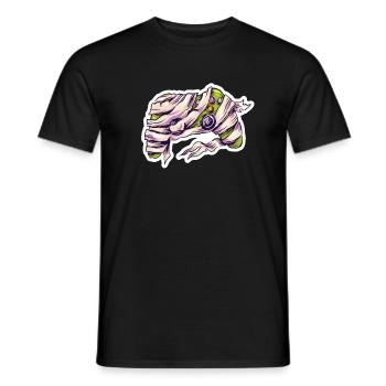 Mummy Joystick Controller Gamer - Men's T-Shirt - black - Front - AI Model Male 178 light (178cm)