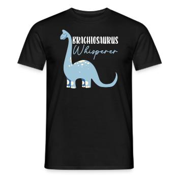 Brachiousaurus Whisperer Dinosaurier Paläontologe - Männer T-Shirt - Schwarz - Vorne - AI Model Male 178 light (178cm)