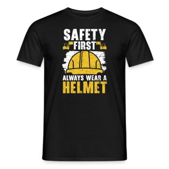 Forklift Operator Job Profession Warehouse Worker - Men's T-Shirt - black - Front - AI Model Male 178 light (178cm)