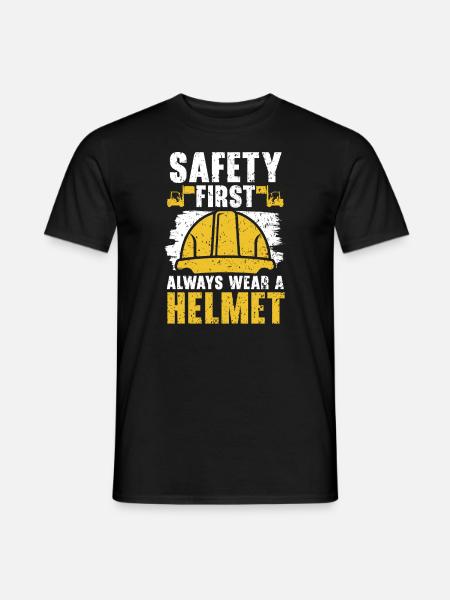 Gabelstaplerfahrer Job Beruf Lagerarbeiter - Männer T-Shirt - Schwarz