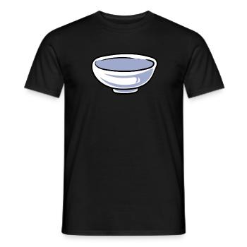 Mixing bowls - Men's T-Shirt - black - Front - AI Model Male 178 light (178cm)