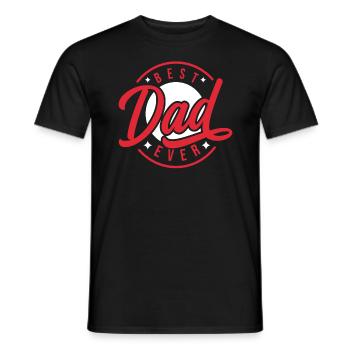 Meilleur père jamais amoureux de la fête des pères - Fête des pères - T-shirt homme - noir - Devant - AI Model Male 178 light (178cm)