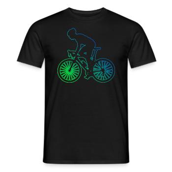 Vélo de route féminin Cyclisme de route Cyclisme de route - T-shirt homme - noir - Devant - AI Model Male 178 light (178cm)