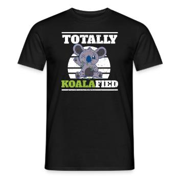 Koala Bear Plume de koala australien - T-shirt homme - noir - Devant - AI Model Male 178 light (178cm)