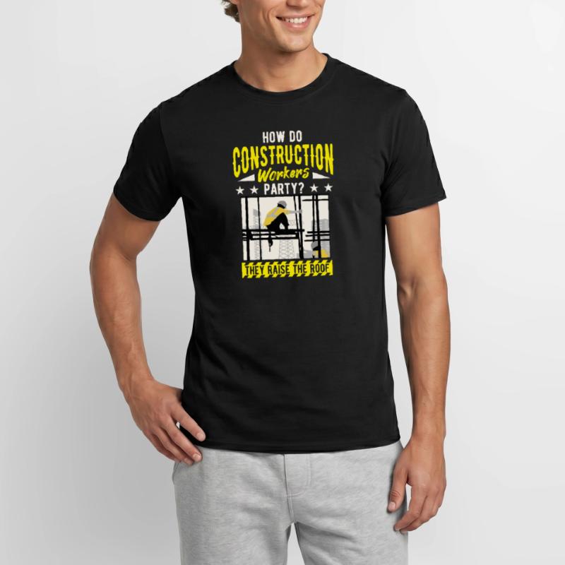 Infrastructure construction construction construction workers Men’s T-shirt