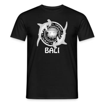 Requins-marteaux Bali Indonésie - T-shirt homme - noir - Devant - AI Model Male 178 light (178cm)