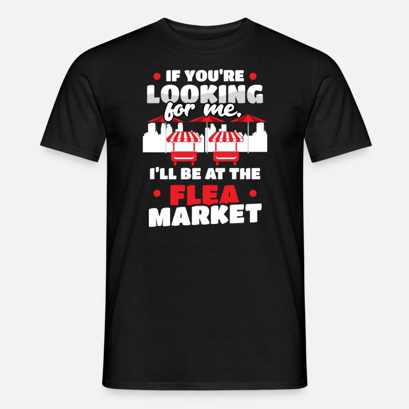 Bazar Garage Flohmarkt - Männer T-Shirt - Schwarz