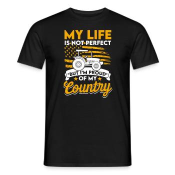 Country Music Southwest - Men's T-Shirt - black - Front - AI Model Male 178 light (178cm)