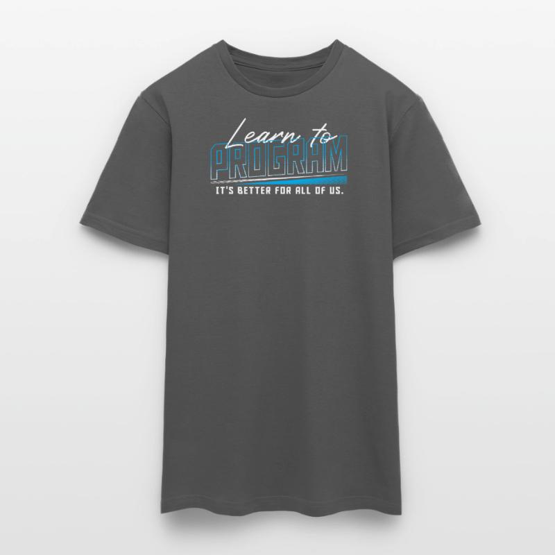 Programmeur de piratage de code binaire HTML T-shirt Homme