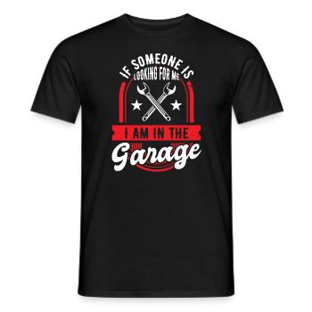 Garage Car Craftsman - Men's T-Shirt - black - Front - AI Model Male 178 light (178cm)