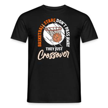 Entraîneurs de basket-ball - T-shirt homme - noir - Devant - AI Model Male 178 light (178cm)