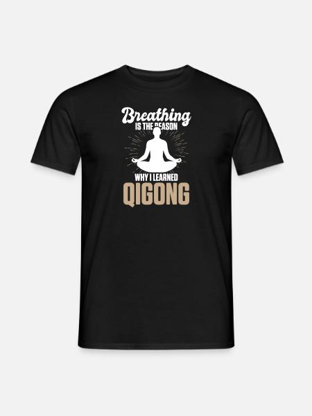 Qigong Chinesische Kampfkunst Gung China Qi Go - Männer T-Shirt - Schwarz