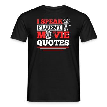 Lover Cinematography Cinema Film Critic Fi - Men's T-Shirt - black - Front - AI Model Male 178 light (178cm)