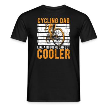 VTT vélo de route cycliste pédale - T-shirt homme - noir - Devant - AI Model Male 178 light (178cm)
