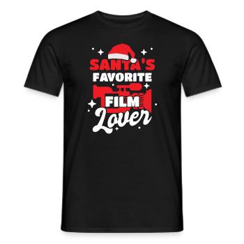 Lover Film lover Cinephile Cinematography - Men's T-Shirt - black - Front - AI Model Male 178 light (178cm)