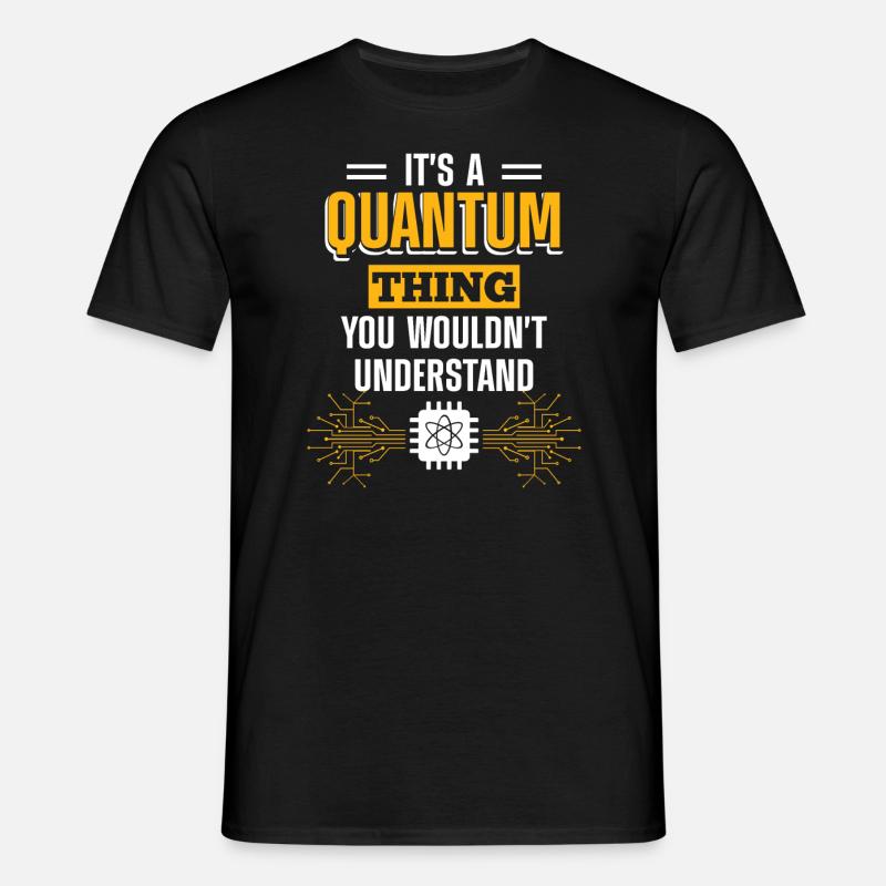 Quantum Computational Physics - Men's T-Shirt - black
