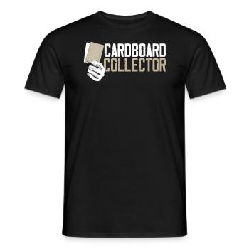 Cardboard Collector Trading Card Game Lover - Men's T-Shirt - black - Front - AI Model Male 178 light (178cm)
