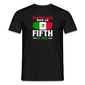 Mexiko Patriotisch Mexikanisch Cinco de Mayo - Männer T-Shirt - Schwarz - Vorne - AI Model Male 178 light (178cm)