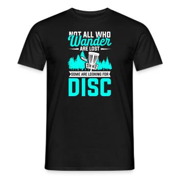Frisbee Tree Basket Chain Golfeur Golfeur - T-shirt homme - noir - Devant - AI Model Male 178 light (178cm)