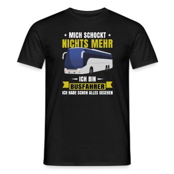 Busfahrer Mich schockt nicht mehr - Männer T-Shirt - Schwarz - Vorne - AI Model Male 178 light (178cm)