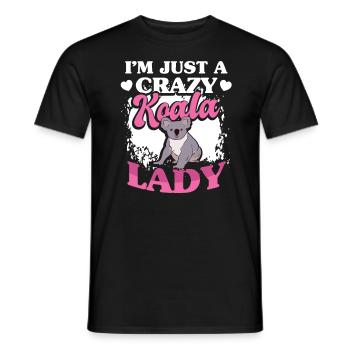 Koala Bär Australischer Zoo - Männer T-Shirt - Schwarz - Vorne - AI Model Male 178 light (178cm)