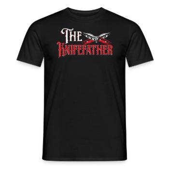 The Knifefather Knife sammelt Best Dad Ever - Männer T-Shirt - Schwarz - Vorne - AI Model Male 178 light (178cm)