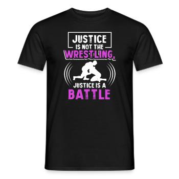 Wrestling Wrestling Wrestle Fighters - Men's T-Shirt - black - Front - AI Model Male 178 light (178cm)