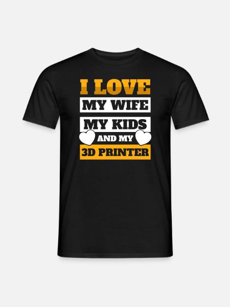 3D printing machine 3D printer - Men's T-Shirt - black