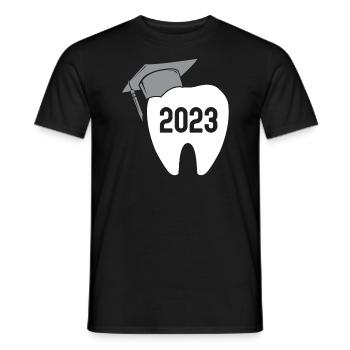 Future Dentist Dentistry Dental Surgeon Hygienist - Men's T-Shirt - black - Front - AI Model Male 178 light (178cm)