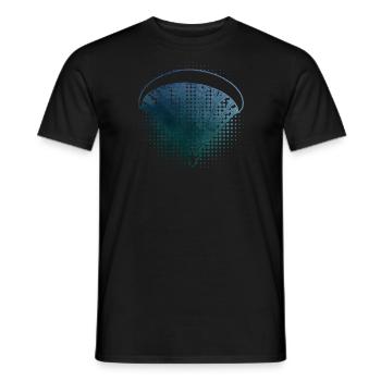 Paragliding Herren Paraglider Damen Gleitschirmfli - Männer T-Shirt - Schwarz - Vorne - AI Model Male 178 light (178cm)