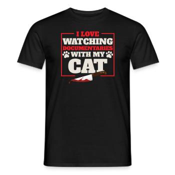 Documentaire Télé-réalité Pet Lovers - T-shirt homme - noir - Devant - AI Model Male 178 light (178cm)