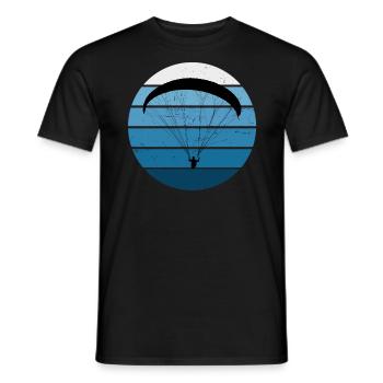 Paragliding Paragliding Paragliding Paragliders - Men's T-Shirt - black - Front - AI Model Male 178 light (178cm)