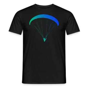 Parapente Paragleiten Parapente Paragleiter - T-shirt homme - noir - Devant - AI Model Male 178 light (178cm)