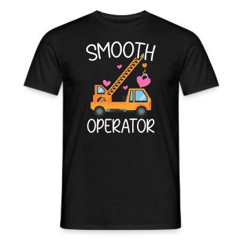 Smooth Operator Valentinstag Herztag Amor - Männer T-Shirt - Schwarz - Vorne - AI Model Male 178 light (178cm)